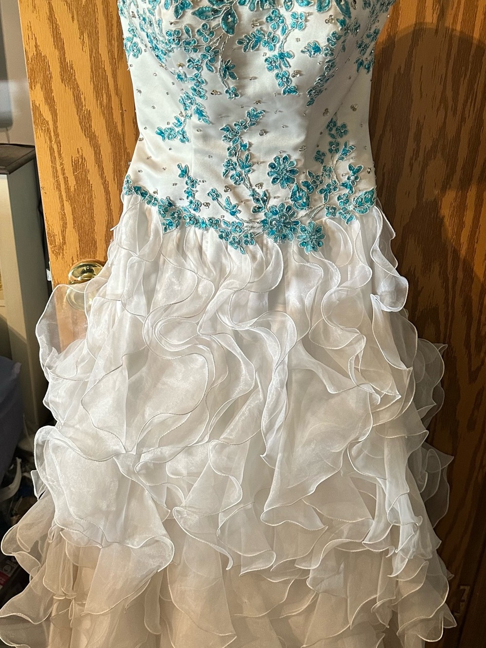 Tiffany Designs - Beaded Floral and Ruffles